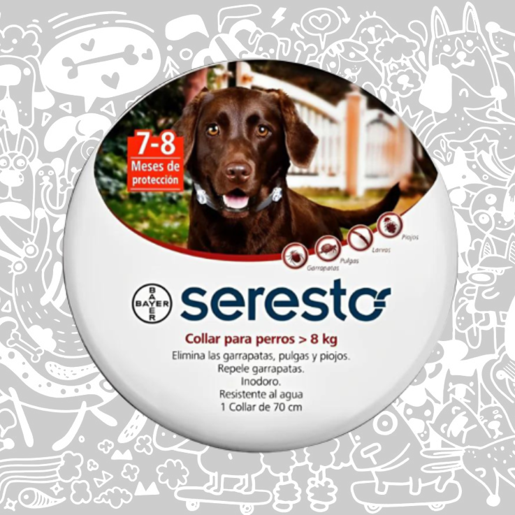SERESTO COLLAR PERRO MAS 8 KG
