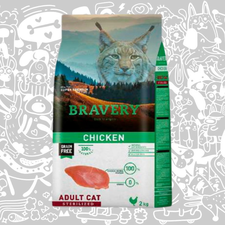 BRAVERY CHICKEN ADULT CAT STERILIZED