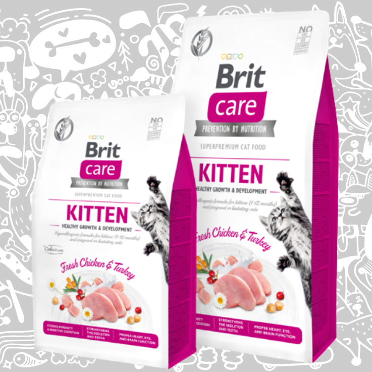 BRIT CARE CAT GF KITTEN HEALTHY GROWTH & DEVELOPMENT