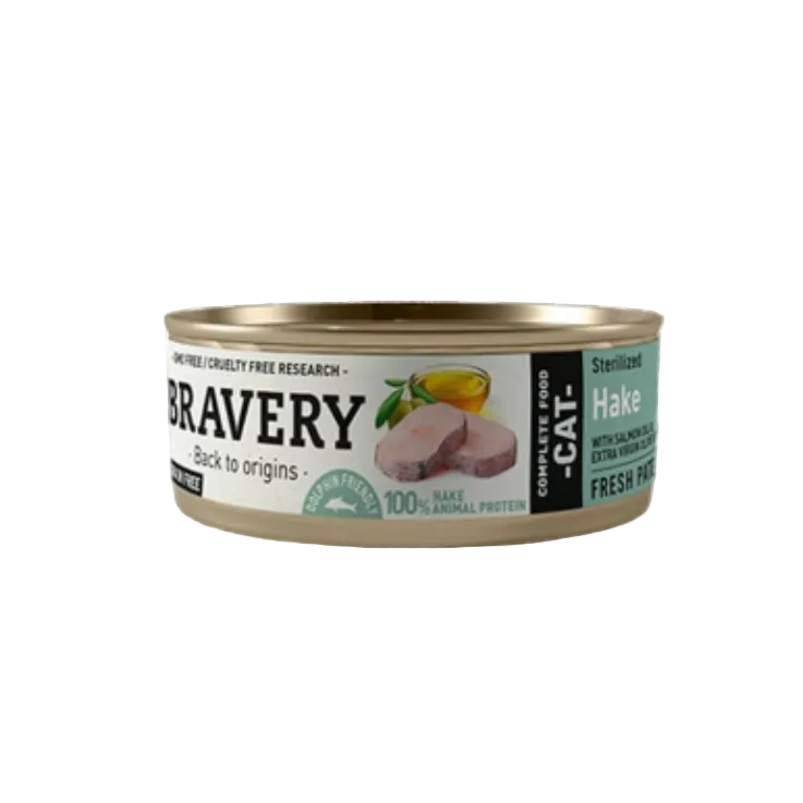 BRAVERY HAKE STERILIZED CAT WET FOOD