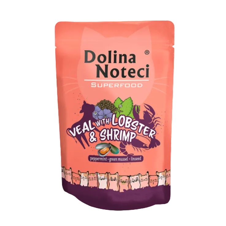 DOLINA SUPERFOOD CAT TERNERA LANGOSTA Y CAMARÓN