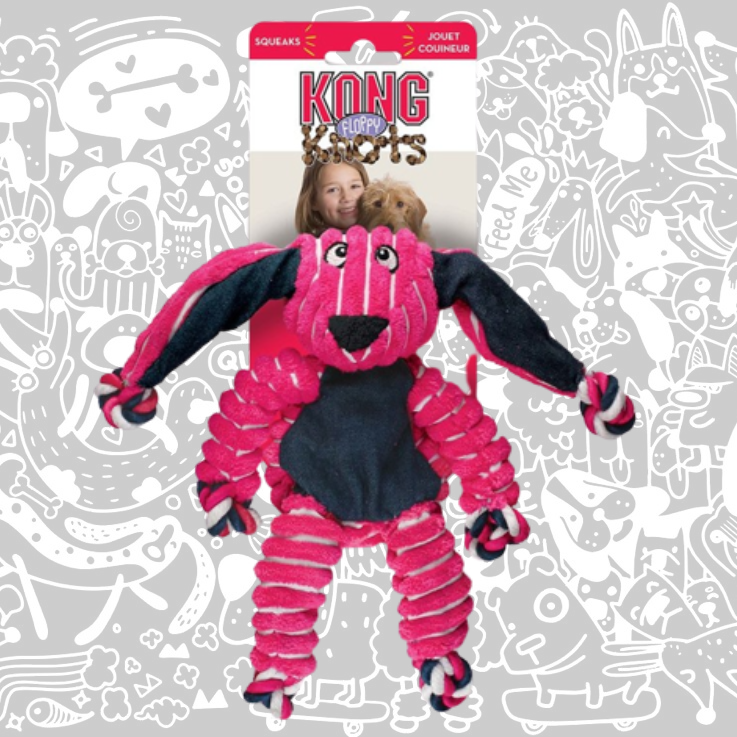 KONG FLOPPY KNOTS BUNNY
