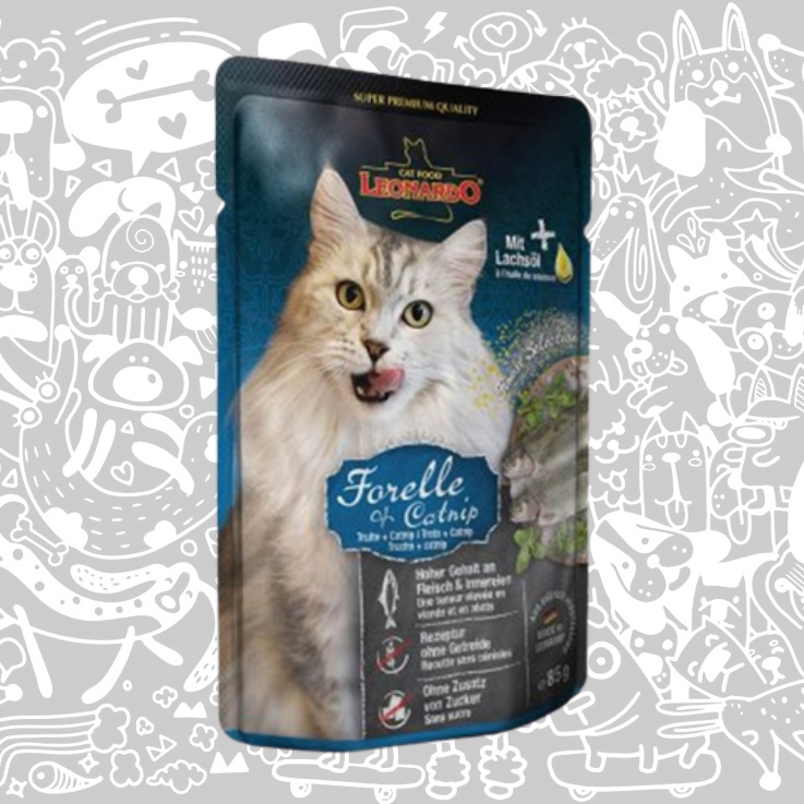 LEONARDO POUCH TRUCHA Y CATNIP