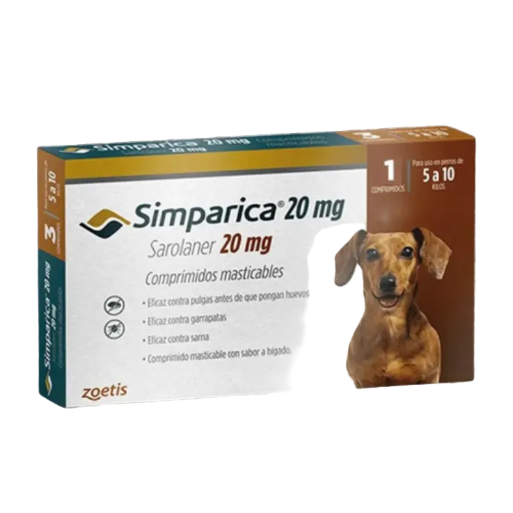 SIMPARICA PERRO 5,1-10 KG