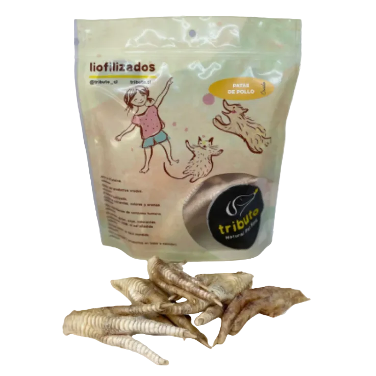 TRIBUTO SNACK CRUDO PATAS DE POLLO