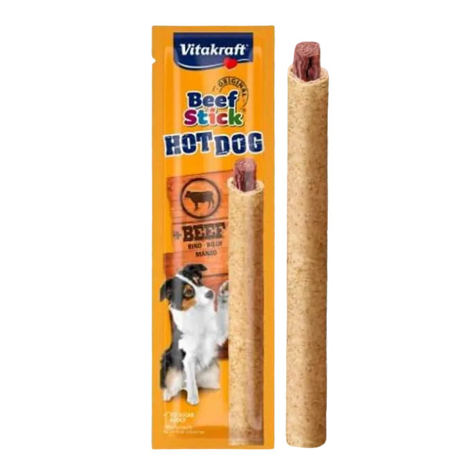 VITAKRAFT SNACK BEEF STICK HOT DOG