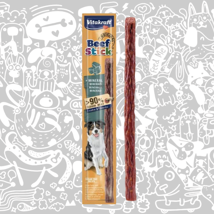 VITAKRAFT SNACK BEEF STICK JUNIOR CON MINERALES
