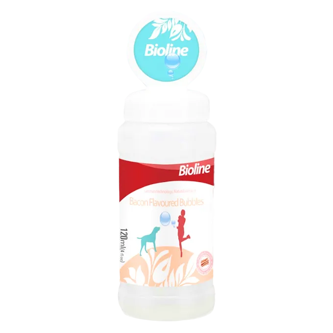 BIOLINE BACON BURBUJAS CON SABOR TOCINO PARA PERROS