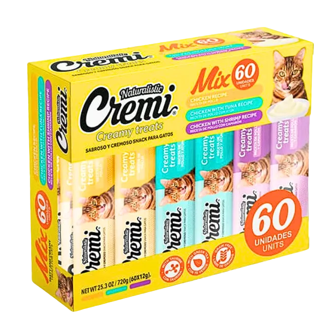 NATURALISTIC CREMI CHICKEN MIX 60 UNIDADES