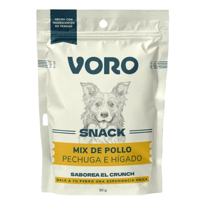 VORO SNACK MIX PECHUGA E HIGADO DE POLLO