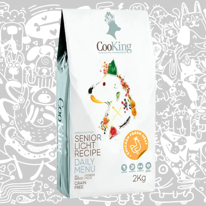 COOKING DOG ADULT SENIOR LIGHT (