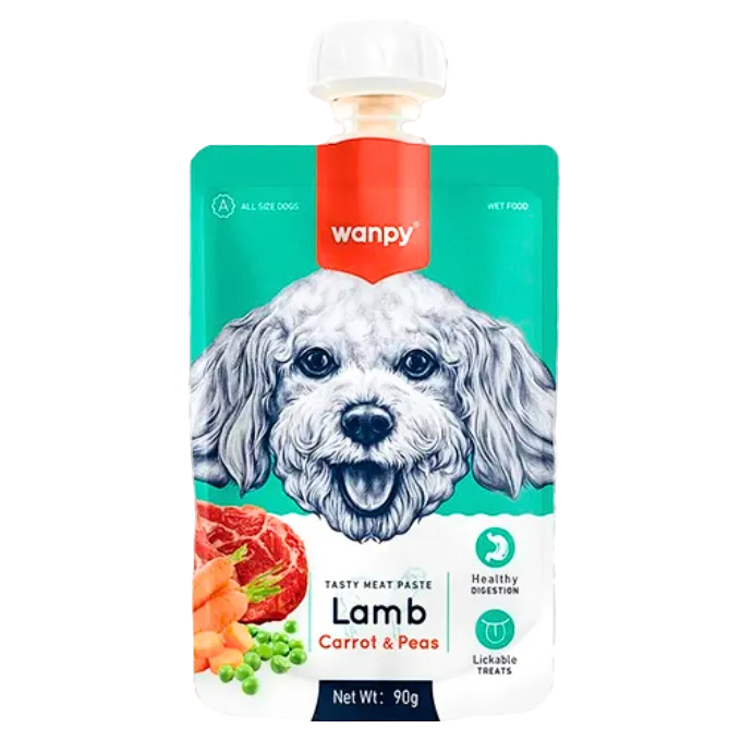 WANPY TASTE MEAT PASTE DOG LAMB, CARROT & PEA