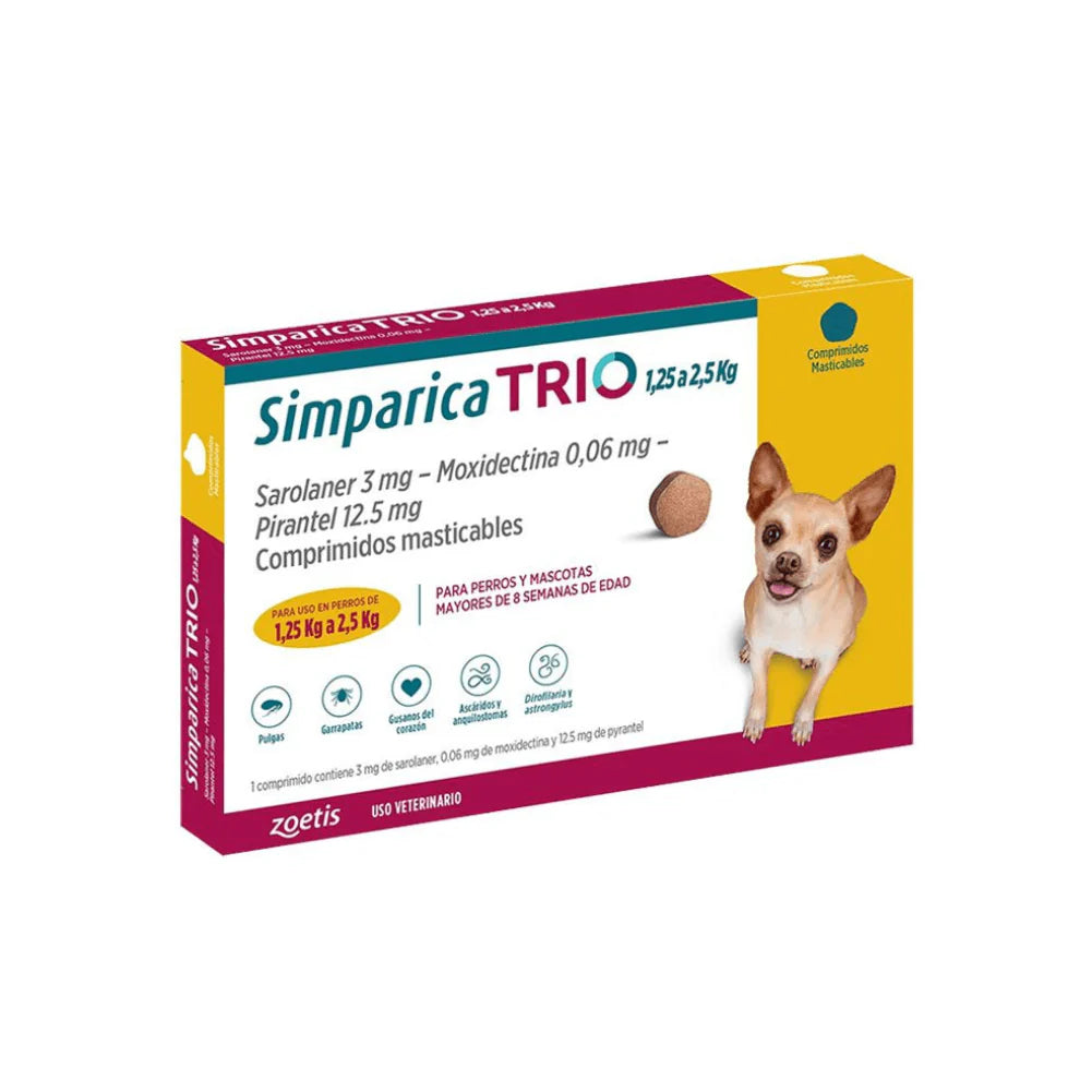 Simparica Trio 1.25 - 2.5kg