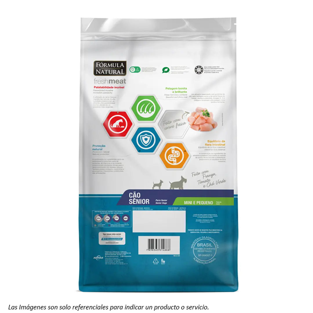 Fórmula Natural Fresh Meat Perro Senior Portes Mini y Pequeño