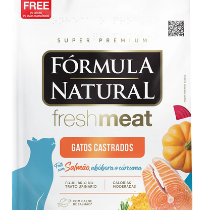 Fórmula Natural Fresh Meat Gatos Castrados Sabor Salmon