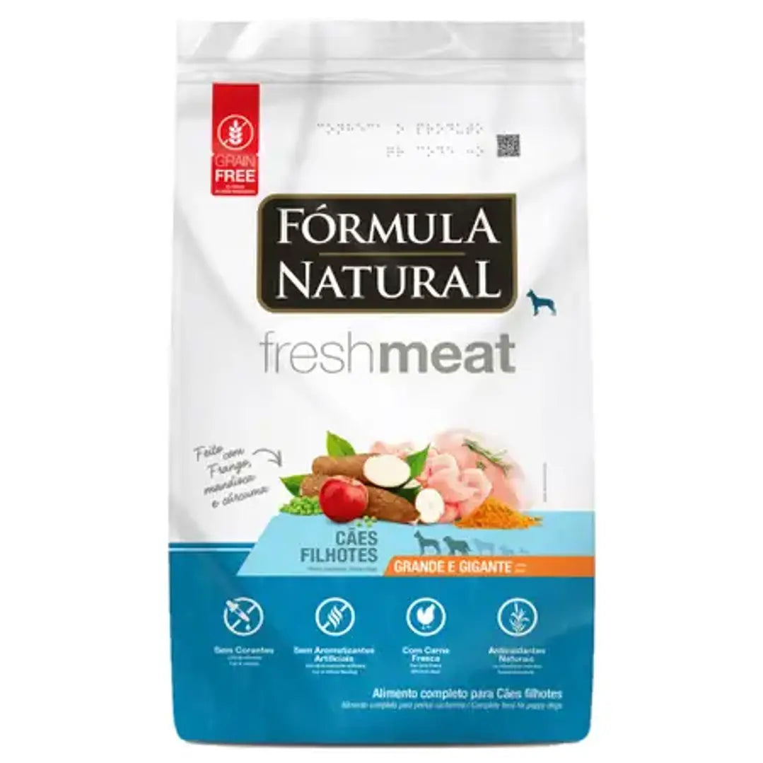 Fórmula Natural Fresh Meat Perros Cachorros Portes Grande y Gigante