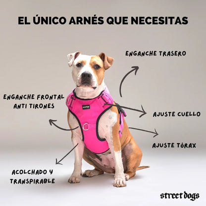 Streetdog Arnés Comfort para Perros Pink