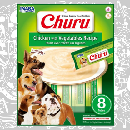 CHURU DOG POLLO CON VEGETALES
