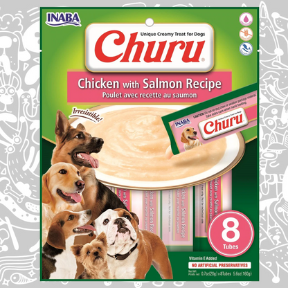 CHURU DOG POLLO CON SALMON