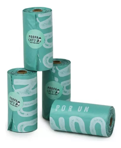 POOPA BAG CAT BOLSAS BIODEGRADABLES 60 UN