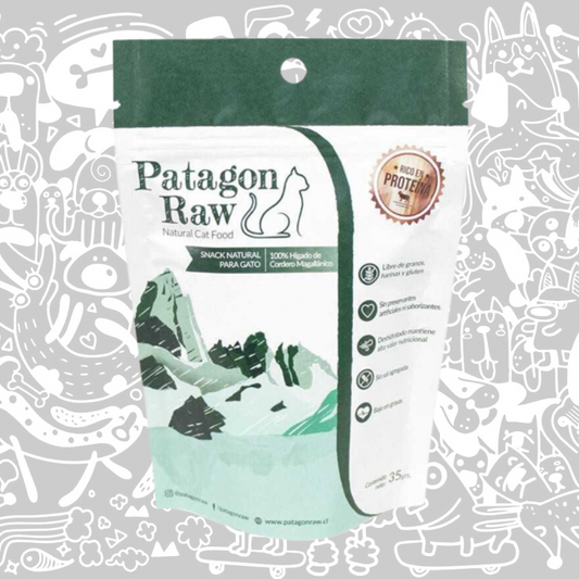 PATAGON RAW SNACK GATO HIGADO DE CORDERO