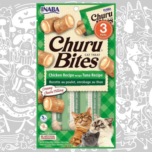CHURU BITES GATO POLLO ENVUELTO EN ATUN