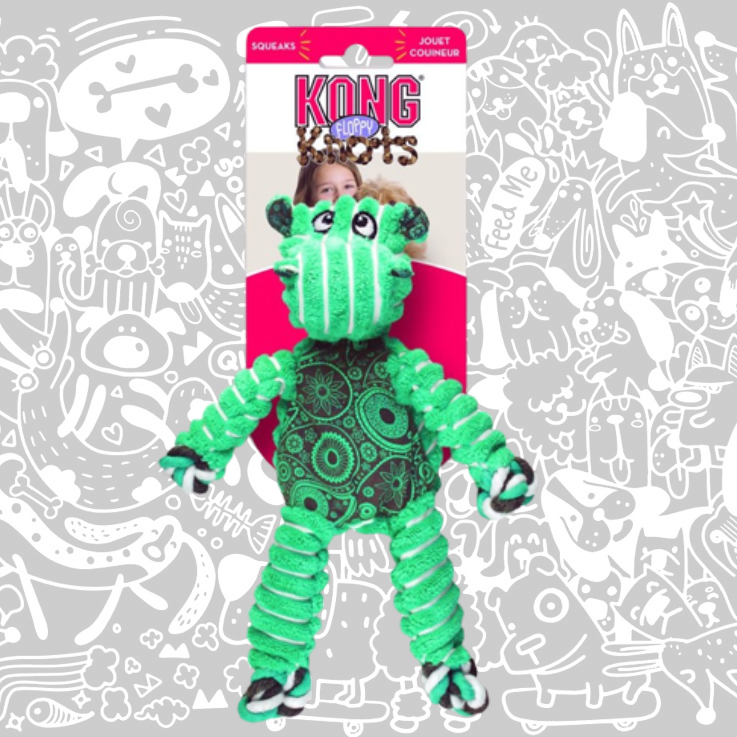 KONG FLOPPY KNOTS HIPPO
