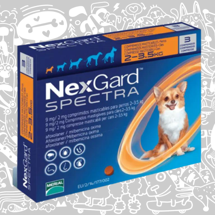 NEXGARD SPECTRA PARA PERROS 2-3,5 KG