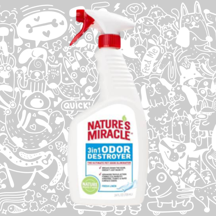 NATURE'S MIRACLE 3 IN 1 ODOR DESTROYER