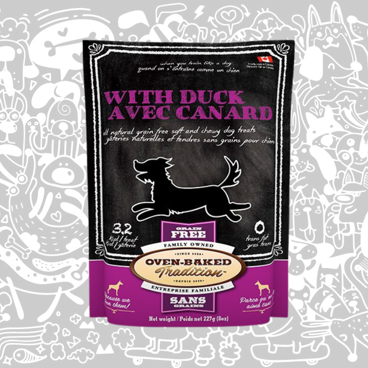 OVEN BAKED TREATS DUCK DOG