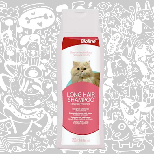 BIOLINE SHAMPOO PARA GATOS DE PELO LARGO