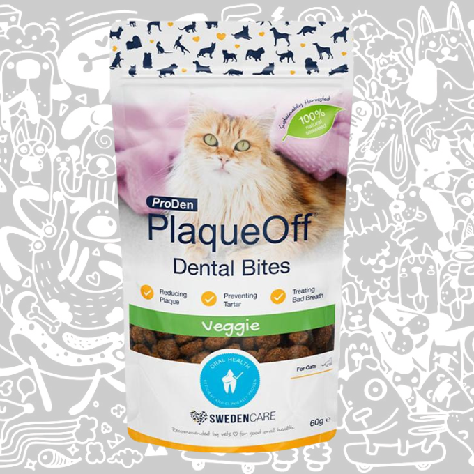 PRODEN PLAQUEOFF DENTAL BITES GATO