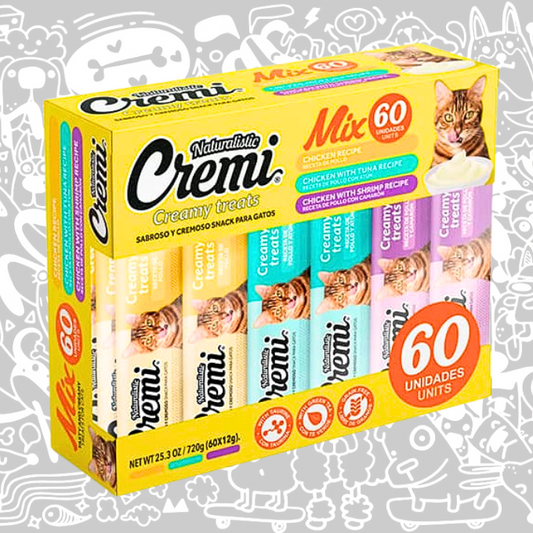 NATURALISTIC CREMI CHICKEN MIX 60 UNIDADES