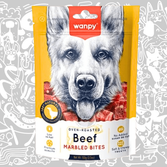 WANPY JERKY MARBLED BEEF PERRO