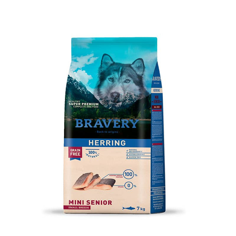 BRAVERY DOG HERRING SENIOR RAZAS PEQUEÑAS