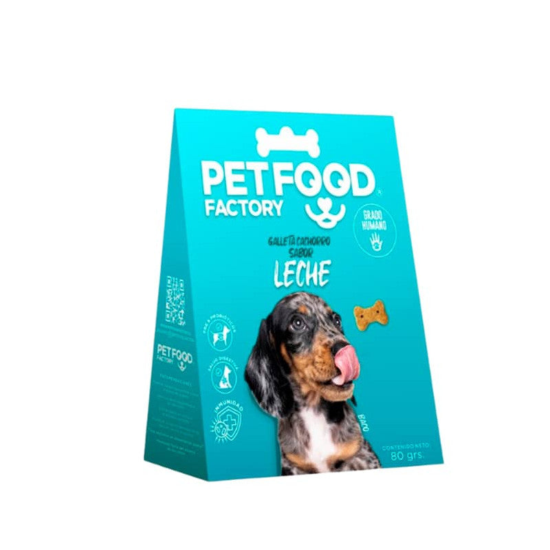 PET FOOD FACTORY GALLETA HUESITO CACHORRO LECHE