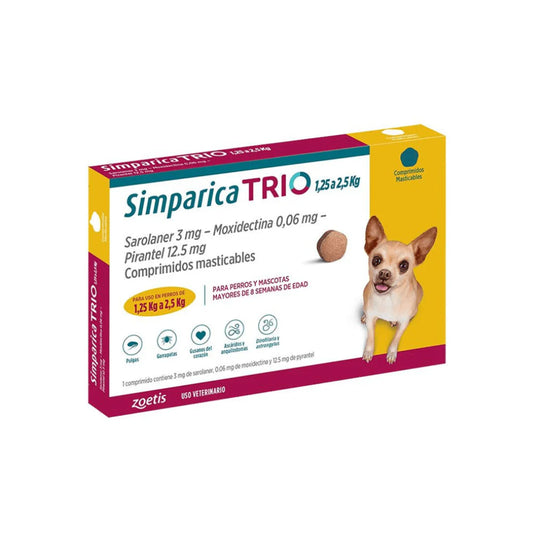 Simparica Trio 1.25 - 2.5kg