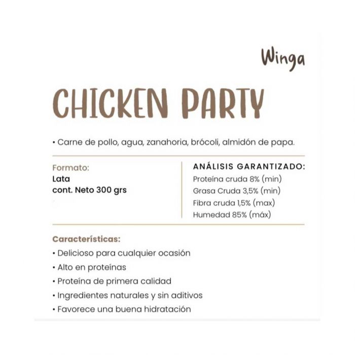 WINGA PATE CHICKEN PARTY