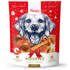 WANPY JERKY ASSORTED MULTI TREATS PERRO